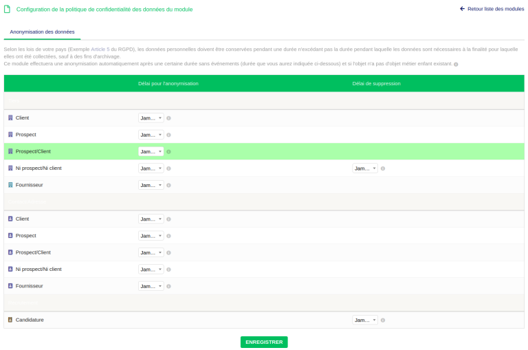 Nouveautés Dolibarr
